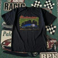 Vintage Budweiser Frogs Alligator Graphic Tee Unisex Cotton T-Shirt L black