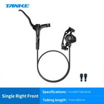 TANKE MT200 Bike Hydraulic Disc Brake MTB Brake BL BR 800/1600mm Bicycle Brake 2 Piston 3 Finger Steel Lever Bike Parts Upgrade