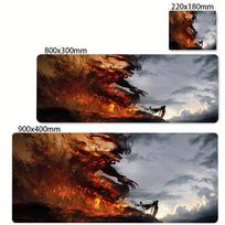 Final Fantasy VII Large Gaming Mouse Pad HD Computer Mousepad Gamer Laptop Mouse Mat Office Mausepad XXL Keyboard Mat Desk Pads Small size220x180x2 black
