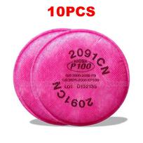 2097/2091 Painting Spray Industry particulate P100 Filter For 3m 6200 7502 Series Gas Mask Filters 4 2091-10PCS(5pairs)