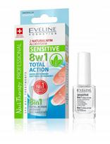 Eveline Nail Therapy Total Action 8In1 Sensitive Nail Conditioner, 12Ml 12ml