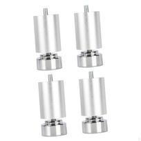 4 vnt. sriegiuotos lovos rėmo kojelės, stalo kojelės, reguliuojamos tvirtos sofos metalinės baldų kojelės Argent 10cm