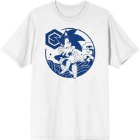 Sonic the Hedgehog Modern Character Mens White Graphic Tee(1) XXXXL balta