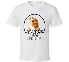 Janice yra mano draugė Muppet marškinėliai Unisex marškinėliai XXXL white