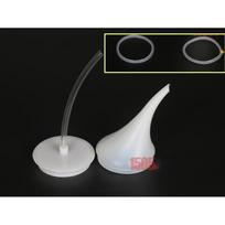 2Pcs Car Headlight Scratch Repair Polishing Atomizer Cover white