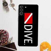 Scuba Diver Diving Case For Samsung Galaxy S25 Ultra S20 S21 S22 S23 Plus S9 S10 S25 FE S24 Ultra Cover Coque Galaxy S22 red