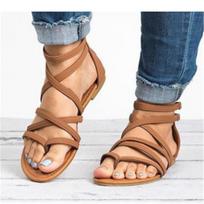 Summer 2021 Closed-Heel Thong Sandals – European & American Style, Size 43 35 ruda