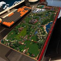 Heroes of Might and Magic  Mousepad Pc Gamer Computer Accessories Mouse Pad Gaming Laptop Keyboard Desk Mat Large Mause Pads XL 400x900x2mm brown