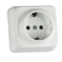 Paviršinis lizdas su ižeminimu, baltas, Gunsan Electric