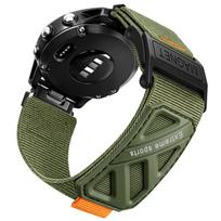 Nylon Watch Strap Compatible with Garmin Instinct Fenix 7X 6X 5X 3 HR/Instinct 2X Solar 3 Enduro Quatix Tactix - 26mm 51mm 50mm 26MM armijos žalia spalva