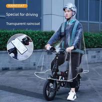 Lietpaltis taksi vairuotojams, pilno kūno apsauga nuo audros vyrams ir moterims, permatomas vieno asmens pončas elektriniams dviračiams 5XL