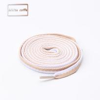 Dvipusiai plokšti batraiščiai Off sportbačiams, balti batraiščiai, tikslus pynimas AF1 batraišiams, kasdienių batų aksesuarai, 1 pora 120cm white