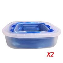 6Pcs 2/ Cat Litter Refills Bag Liners Litter Genie Cartridge Universal Bags Garbage Refill Disposal Cats Feces Bag Cleaning 7M blue