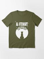 Cat Stevens Al-Stewart Essential T-Shirt M samanų žalios spalvos