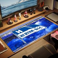 Hertha BSC logo Color Mouse Pad Large Gaming Table Cushion Non-slip Laptop Tablet Big Mousepad XXL Mat Mini PC Playmat With Lock edge 30cmx60cm(11.8x23.6inch) blue