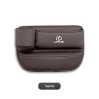 Automobilio sėdynės tarpelio vandens puodelio laikiklis Šoninė organizatoriaus kišenė Lexus ES RX NX LS UX LM LX GX LC RZ IS CT GS RC HS SC LBX IS300 RX350 gray