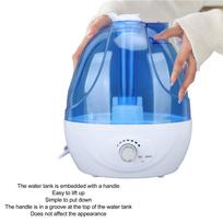 Cool Mist Humidifier 2.5L Water Tank Quiet Humidifier for Bedroom Large Room Adjustable 360 Rotation Nozzle Auto Shut Off Colorful Light blue