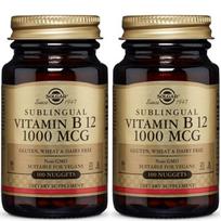Solgar Vitamin B12 1000mcg Nuggets 2 pcs 100 Tablets