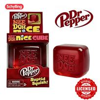 New Needoh Nice Cube Sensory Stress Reliever Fidget Tool For Anxiety & Focus Desk Sensory Cube For Adults & Party Gift red