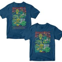 Psychedelic Porn Crumpets Tour 2026 Schedule Dates Two Sided Band Tee S blue