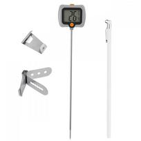 -50℃ to 300℃ Food Thermometer with Pot Clip 180° Rotating Digital Display High Accuracy Temperature Gauge with 25cm Long Probe 2 pilka