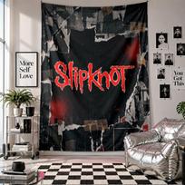 Slipknot Wall Tapestry Home Decor Wall Hanging Cloth for Bedroom Living Room Background 100cmx150cm