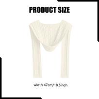 Hooded Hat, Scarf, Shawl, Winter Balaclava for Women And Men. balta