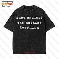 Rage Against The Machine Vintage Oversized T-Shirt Funny Learning T HCWO M black