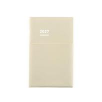 KOKUYO Jibun Techo Biz mini 2027 Planner B6 Slim Matte Black Weekly Monthly Ni-JBM1D-27 December 2026 Start A5 šviesi smėlinė