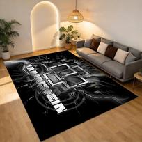 Rammstein Energy Living Room Nonslip Area Rug Soft Carpet For Bedroom Game Playroom Sofa Office Home Decor Doormat Christmas Gift C926870 100cmx150cm