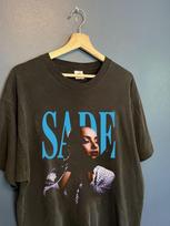 Vintage Sade Diamond Singer Tour Shirt: Retro Concert Tee M gray