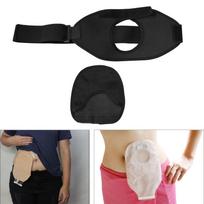 Cover for Stoma Pouch Men And Women, All Seasons, Breathable Support Belt black