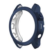 Garmin Fenix 7/7S/7X Pro Electroplated Anti-Drop Protective Watch Case 7/7 Pro vidurnakčio mėlyna spalva