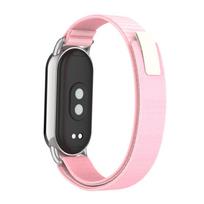 Straps for Xiaomi Mi Band 10 9 8 miband accessories Watch Wrist Replacement Belt Sport Trail Correas Bracelet Mi smart 10 bands for Mi band 10-9-8 rožinė