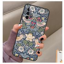 William Morris braškių vagies dėklas Samsung Galaxy A35 A55 A15 A32 A12 A22 A52 A06 A54 A34 A14 A56 A36 A26 A16 A13 A53 telefonams Samsung A36 black