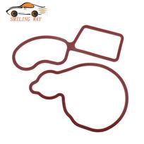 2PCS Coolant Water Pump Seal Gaskets For BMW 1 2 3 4 6 7 Series G08 G38 G30 X4 B48 2.0L 11517644809 11518638026 11518591718 brown
