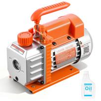 VEVOR vakuuminis siurblys, 3,5 CFM 99 l/min, HVAC vienpakopis rotacinis mentinis AC vakuuminis siurblys, skirtas R134a R22 R410a sistemoms, 4 polių variklis