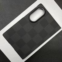 For Samsung Galaxy Z Fold8 Fold 8 Kevlar Case Dual Axial Protective Magnetic Carbon Fiber Slim Design Anti-Drop Shockproof Cover Carbon Fiber Kevlar&Galaxy Z Fold 8 black