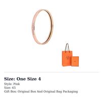 HERMES Uni Enamel Bangles Women's Pink H240001FO1Z65 One Size 4 rožinė