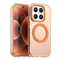 For Xiaomi 15T 14T Pro Case For Mi 17 Pro Max 14 15 17 Pro Ultra Cover Translucent Candy Color Shockproof Protective Bumper Xiaomi 17 oranžinė