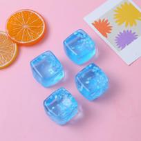 1PC Fidget Ice Cube Slow Rising Balls Sensory Fidget Toy Adults Stress Relief Squeeze Hand Exercise Calming Tool for Kids Adults blue