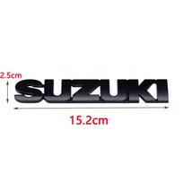 ABS Logotipas Suzuki Emblema Raidės Lipdukas Automobilio Galinės Bagažinės Ženklelis Suzuki Swift Samurai Vitara SX4 Jimny Alto Kaiser Ingnis DZire juoda