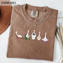 Comfort Colors® Psichologijos Žąsų Marškinėliai, Juokingi Terapeutų Žąsų T-shirt'ai, Dovana Psichikos Sveikatos Konsultantui, Mokyklos Psichologo Apranga, Terapijos Viršus 110 gray