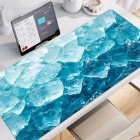 Ice Cubes Mouse Pad Cushion Large Gaming Nonslip Mousepads Xxl Laptop Nootbook Game Rug Tablet Mat Mini Art Mausepad Pc Playmat 800x300x2mm blue