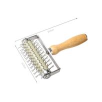 Pastry Docker with Wooden Handle Pointed Rust-Resistant for Bakers