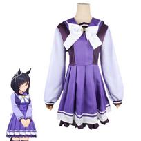 Game Special Week Mejiro McQueen Umamusume Pretty Derby Uma Musume Racing Association Cosplay Costume Anime School Uniform Suit M purple