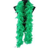 Solid Color Feather Boa Fluffy Apparel Fabric Cute Feather Scarf  Craft tamsiai žalia spalva