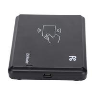 For RFID Reader 125Khz 134.2Khz USB Animal Tag ID Card Reader for Access Control W82 gray
