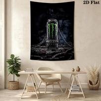 Monster Energy Power Can Threepiece Set 1 Duvet Cover 2 Pillowcase Without Core Duvet Cover And Pillowcase Soft And Comfortable 100cm x 150cm white