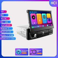 1 din automobilio radijas CarPlay Auto GPS navigacija IPS ištraukiamas ekranas 1 Din Android daugialypės terpės grotuvas Universalus garso ir vaizdo įrašas Nėra DVD 4Core 1G 32G AI black